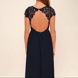 The Greatest Navy Blue Maxi Dress